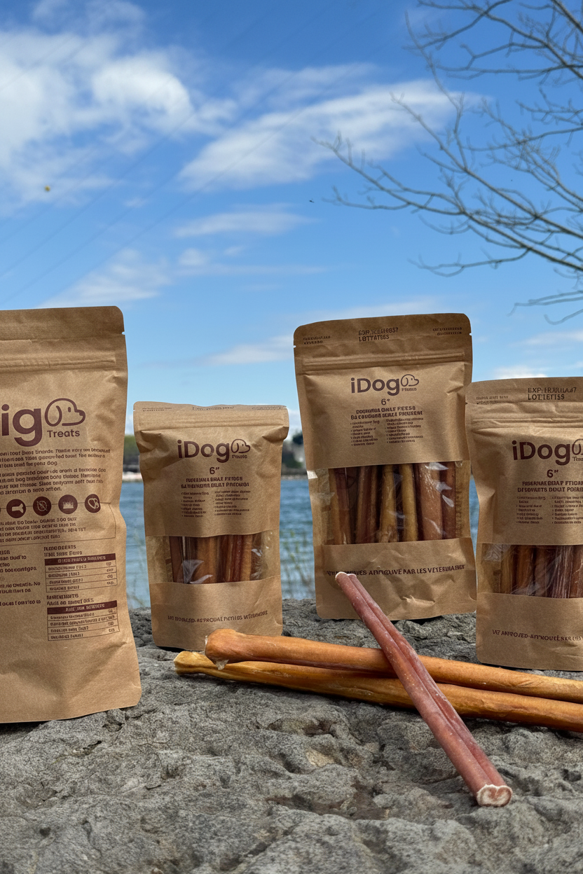 Enhanced iDog Treats outdoor product shot