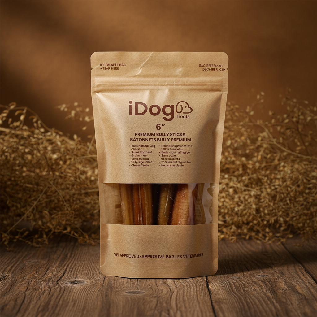 Package on earthy background
