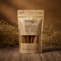 Package on earthy background
